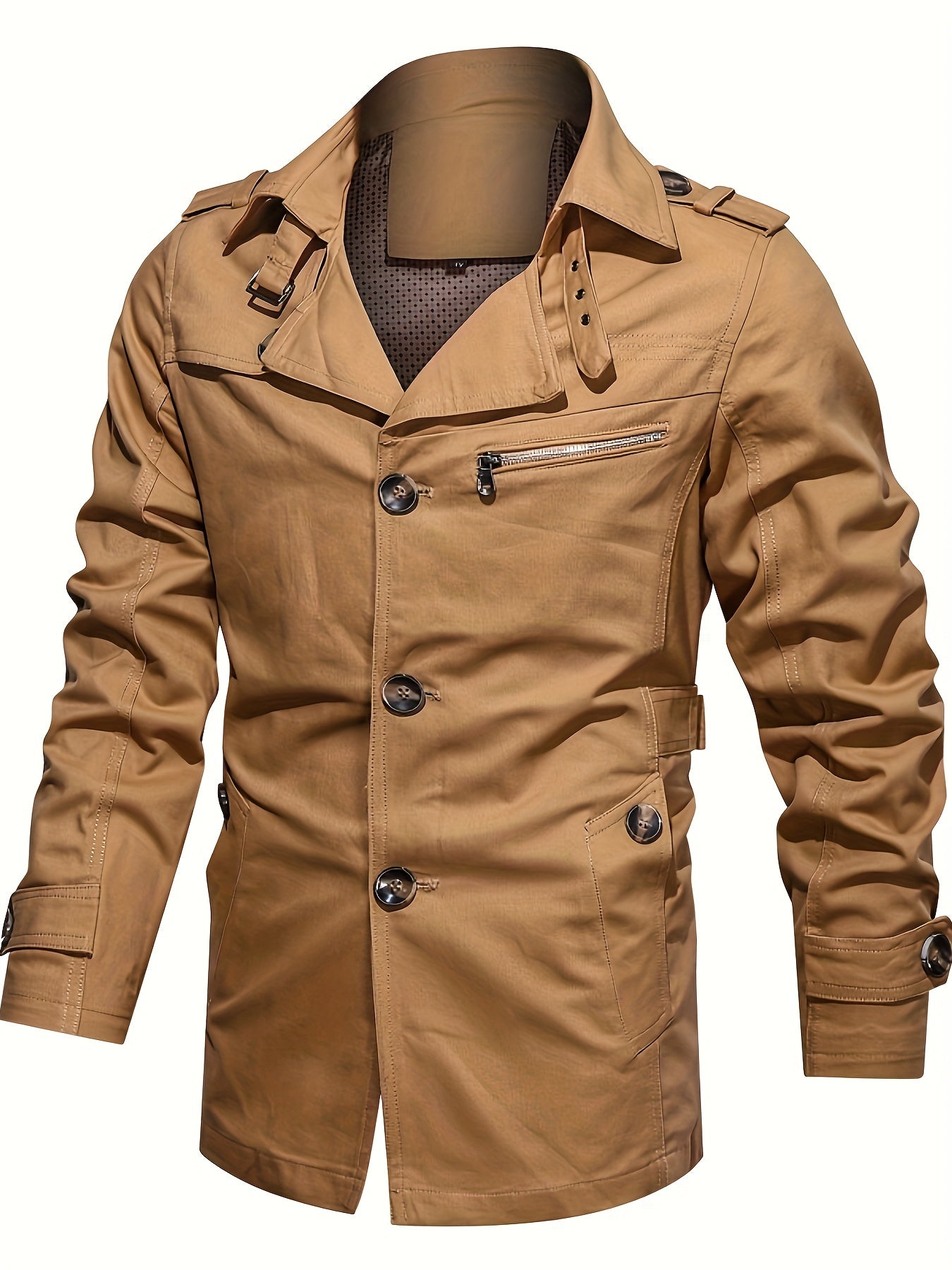 Men's Vintage Style Windbreaker Jacket