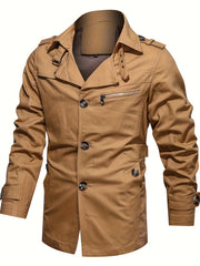 Men's Vintage Style Windbreaker Jacket