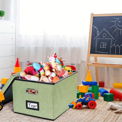 File Sorting Box With Lid File Storage Basket With Handles Household Storage