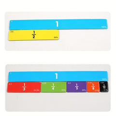 Magnetic Fraction Plate Set with Addition & Subtraction Operations