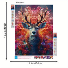Deer Diamond Painting Kit - Full Drill Crystal Rhinestone Embroidery Art