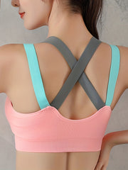 Backless Yoga Workout Sports Bra Breathable Tank