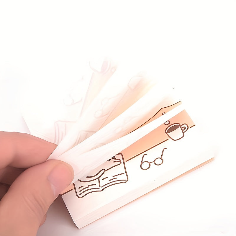 10pcs Cartoon Sticky Notes 80 Pages