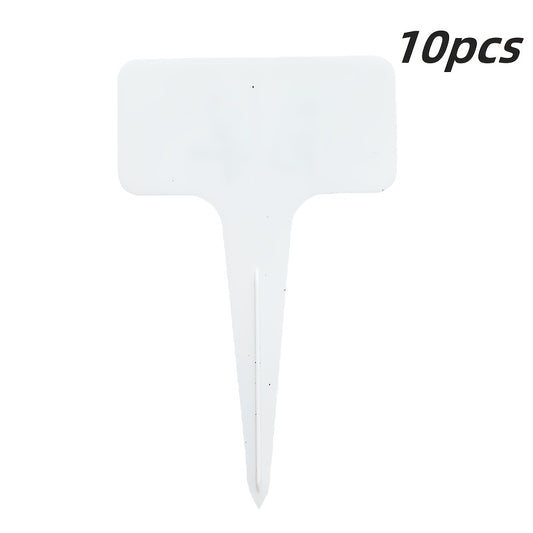 10pcs Thickened Garden Flower Label Plastic Tags Outdoor Plant Tags