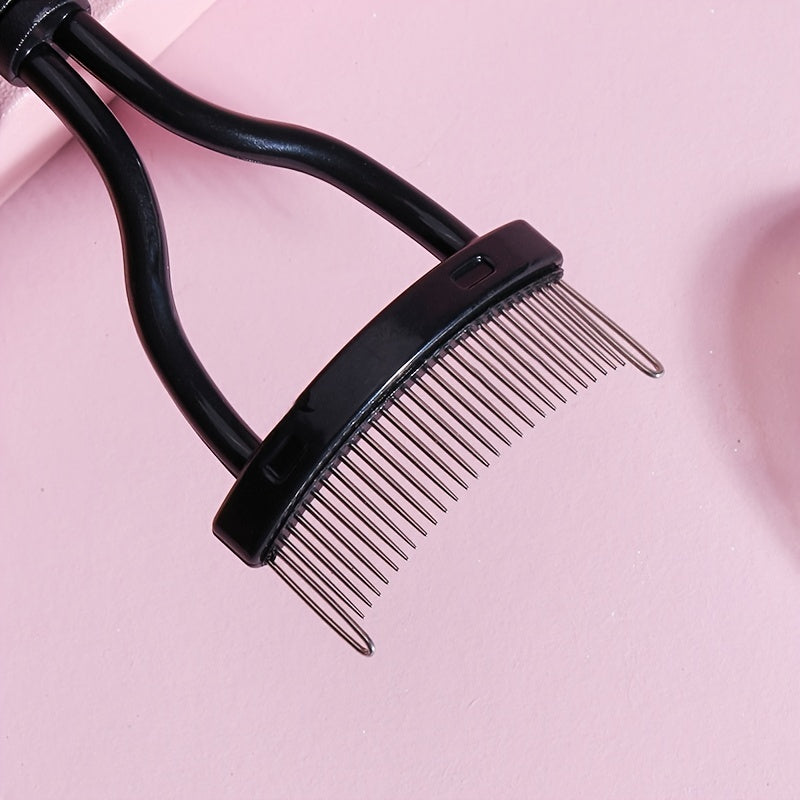 Metal Teeth Eyelash Comb for Mascara Application - Ideal for Girls and Women