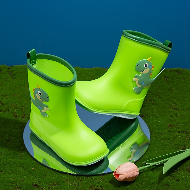 Unisex Dinosaur Pattern Rain Boots for Kids