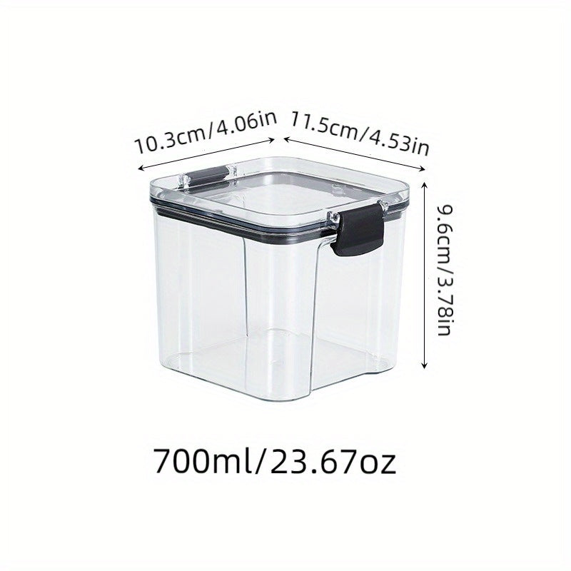 Clear Airtight Food Storage Containers with Lids for Fresh Keeping