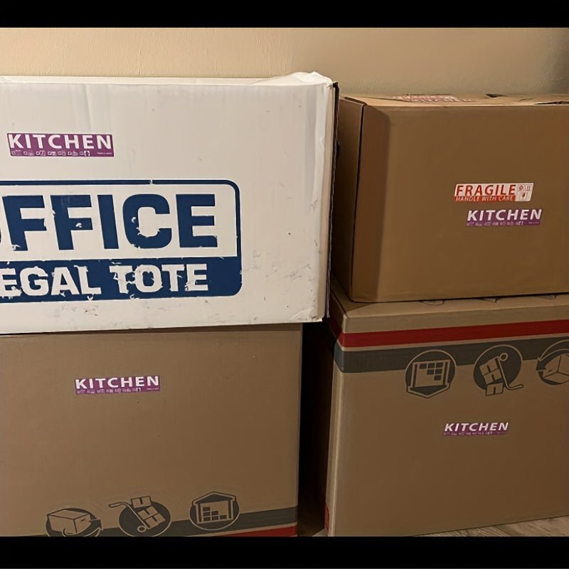 250 Home Moving Labels 1 Bedroom 5 Rolls Moving Supplies Wardrobe Boxes
