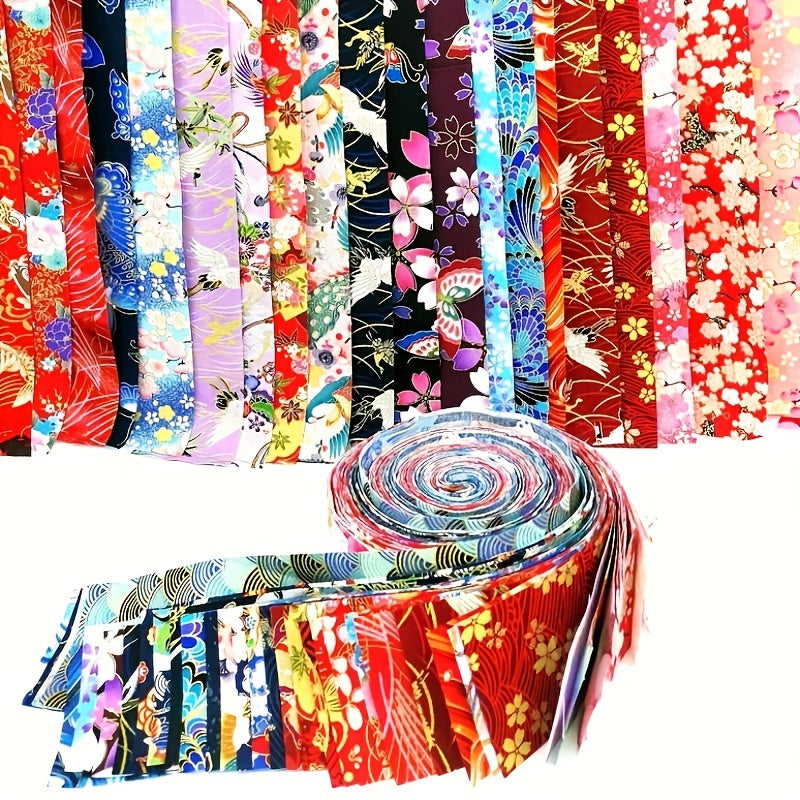 40pcs Cotton Quarters Fabric Bundle for DIY Patchwork Sewing Craft