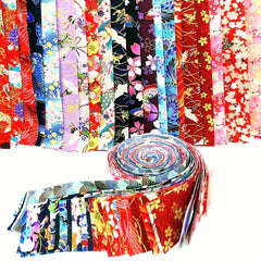 40pcs Cotton Quarters Fabric Bundle for DIY Patchwork Sewing Craft