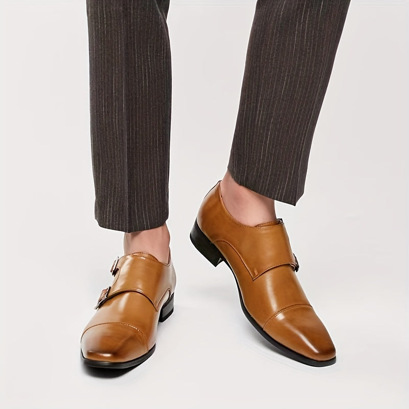 Vintage Brogue Oxford Men's Business Shoes