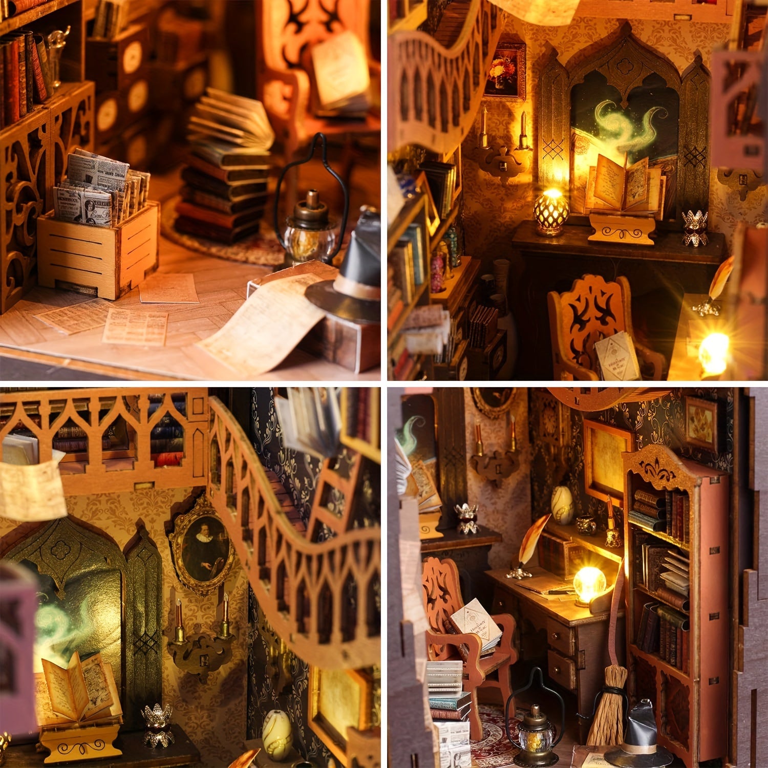 3D Dollhouse Kit Decorative Style Architectural Building Craft