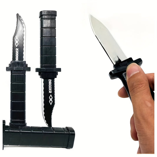 Telescopic Dagger Spring Halloween Dress Up Equipment Tricky