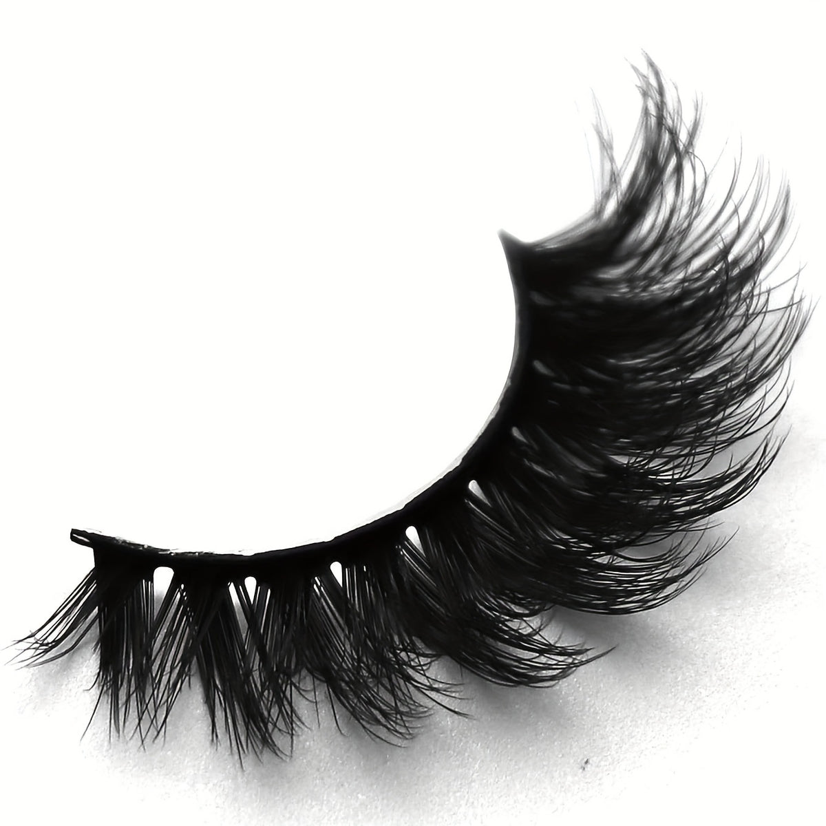 4 Pairs Fluffy Wispy False Eyelashes Daily Cat Cross Style