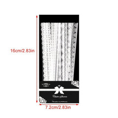 30pcs Lace Hollow Scrapbook Decor Sticker Label Diary Water Cup Notebook DIY