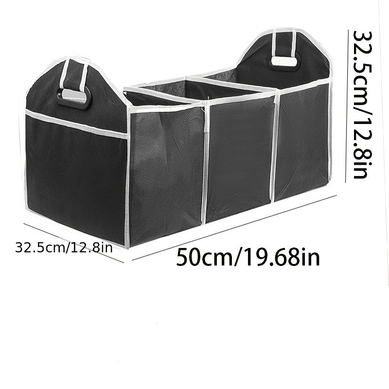 Car Trunk Organizer Folding Sturdy Robust Car Storage Box Car Boot Organiser