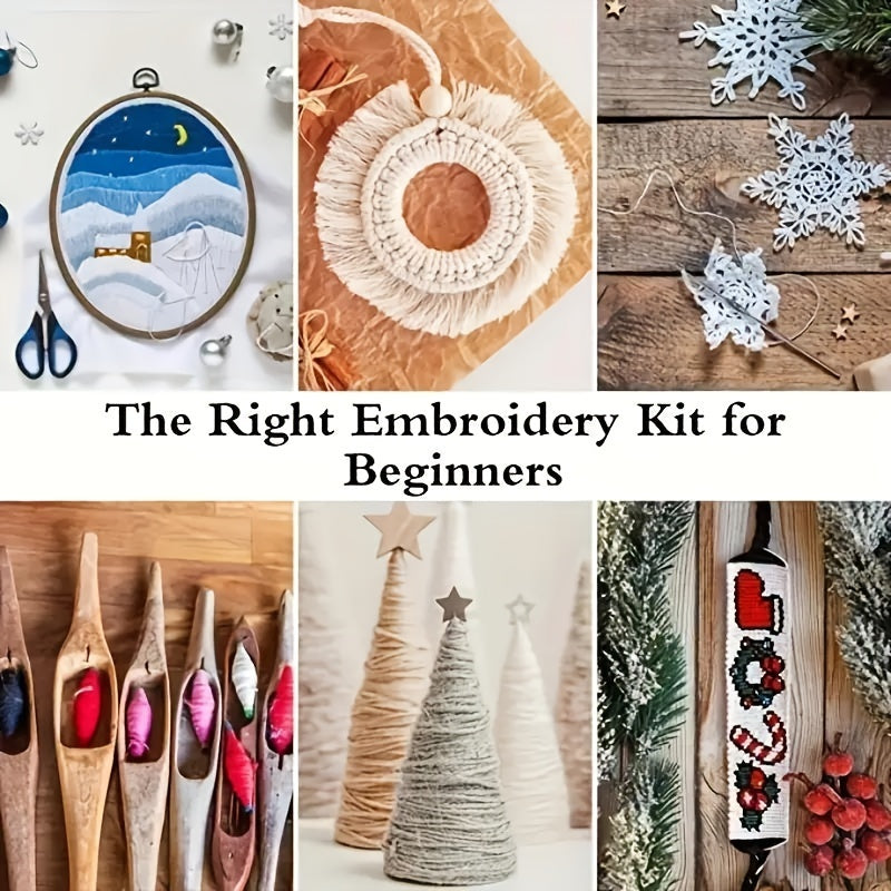 8pcs Embroidery Cross Stitch Thread Cotton Sewing Thread Kit DIY