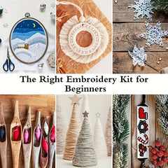 8pcs Embroidery Cross Stitch Thread Cotton Sewing Thread Kit DIY