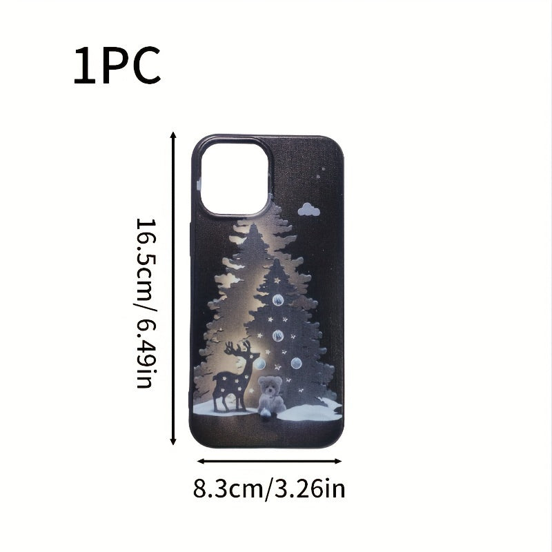Christmas Tree Print Phone Case for iPhone - Multiple Models Available
