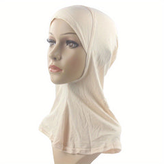 Soft Underscarf Cap Neck Cover Inner Cap Solid Hijab Hats Turban Cap