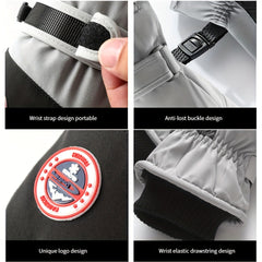 Non Slip Waterproof Velvet Gloves Warm Touch Screen Ski Gloves