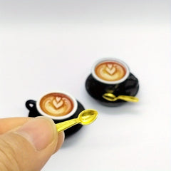 6pcs Coffee Cup Set for Dollhouse Decor Mini Cafe Display
