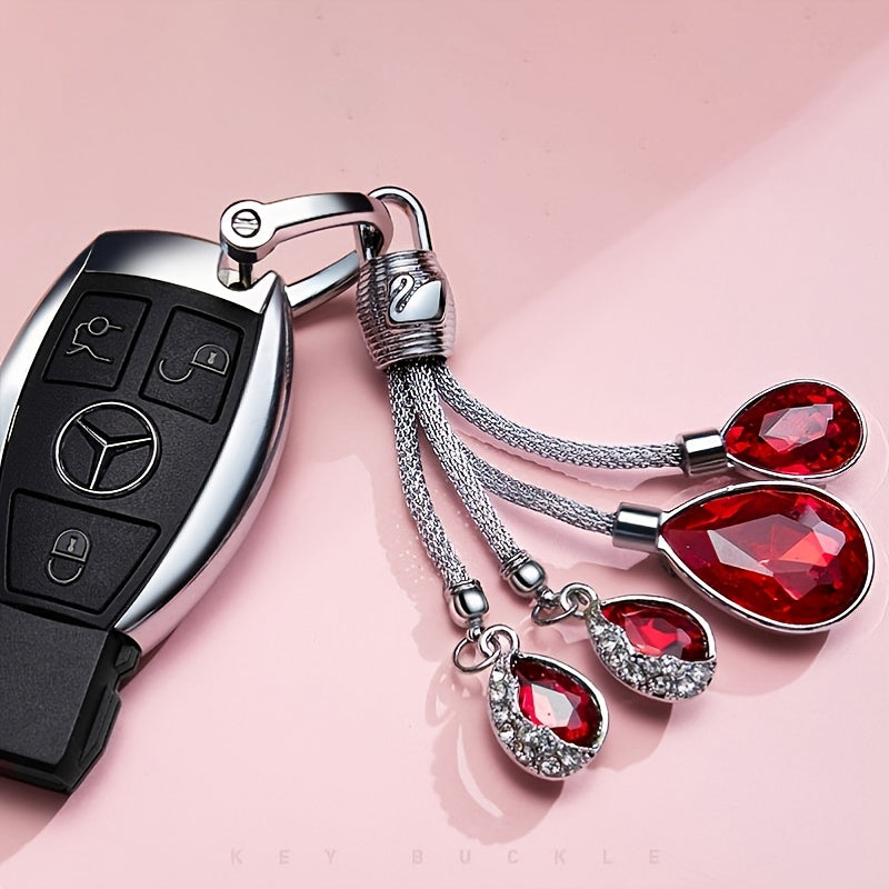 Universal Car Key Chain Pendant Diamond Crystal High-end Key Pendant