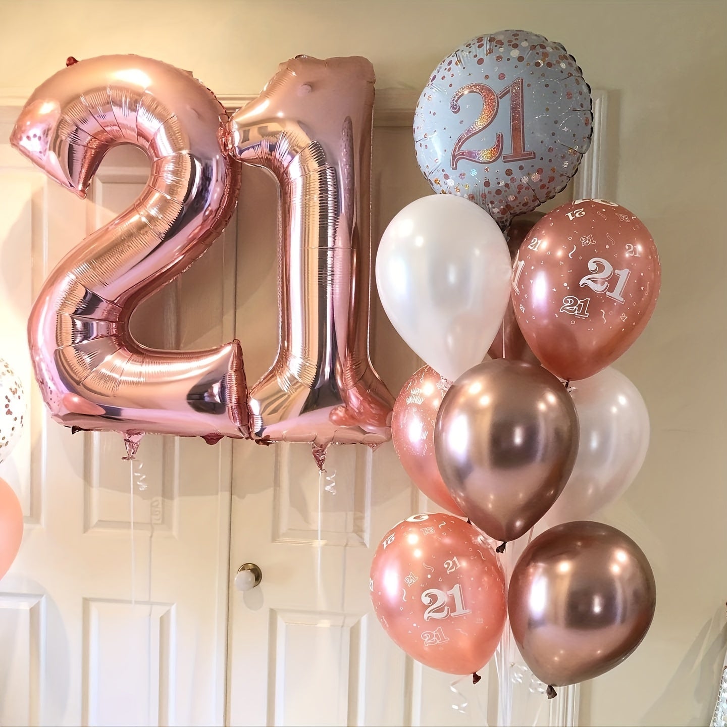 Rose Golden 16-60 Giant Foil Helium Birthday Balloon