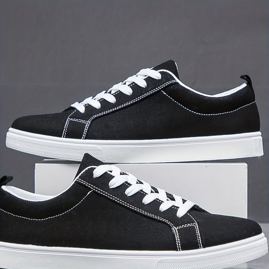 Men's Lace-up Sneakers Skate Shoes Breathable Walking Shoes