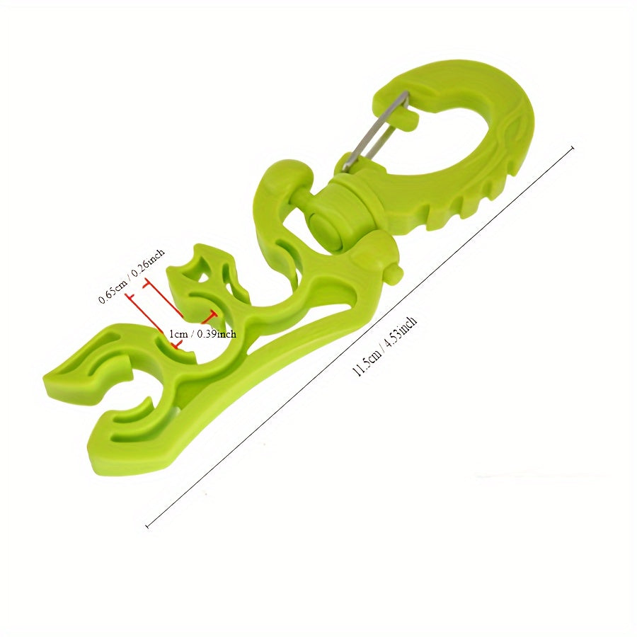 Diving Spare Secondary Head Fixed Clamp BC Low Pressure Pipe Clamp Hose Hook