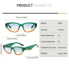 Men's Cat Eye Decorative Sunglasses UV Protection Sports For Cycling
