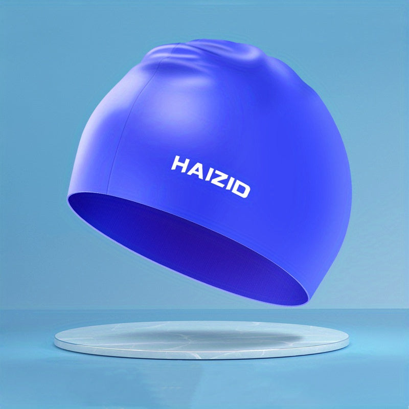 Silicone Swimming Cap for Adults Waterproof Comfortable and Durable Large Size