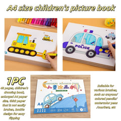 Youth Traffic Coloring Book Excavators & Bulldozers 48 Pages