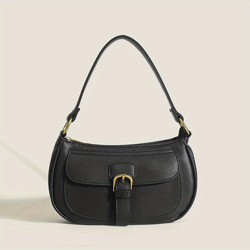 Minimalist Solid Baguette Bag All Match