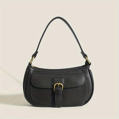Minimalist Solid Baguette Bag All Match
