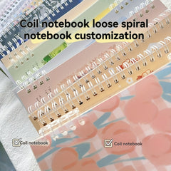 Customizable Spiral Notebook Soft Cover A5 B5 Size