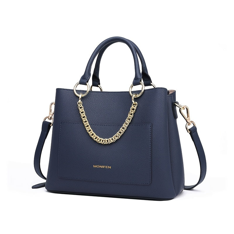 Water Resistant Leather Women's Handbag Shoulder Bag