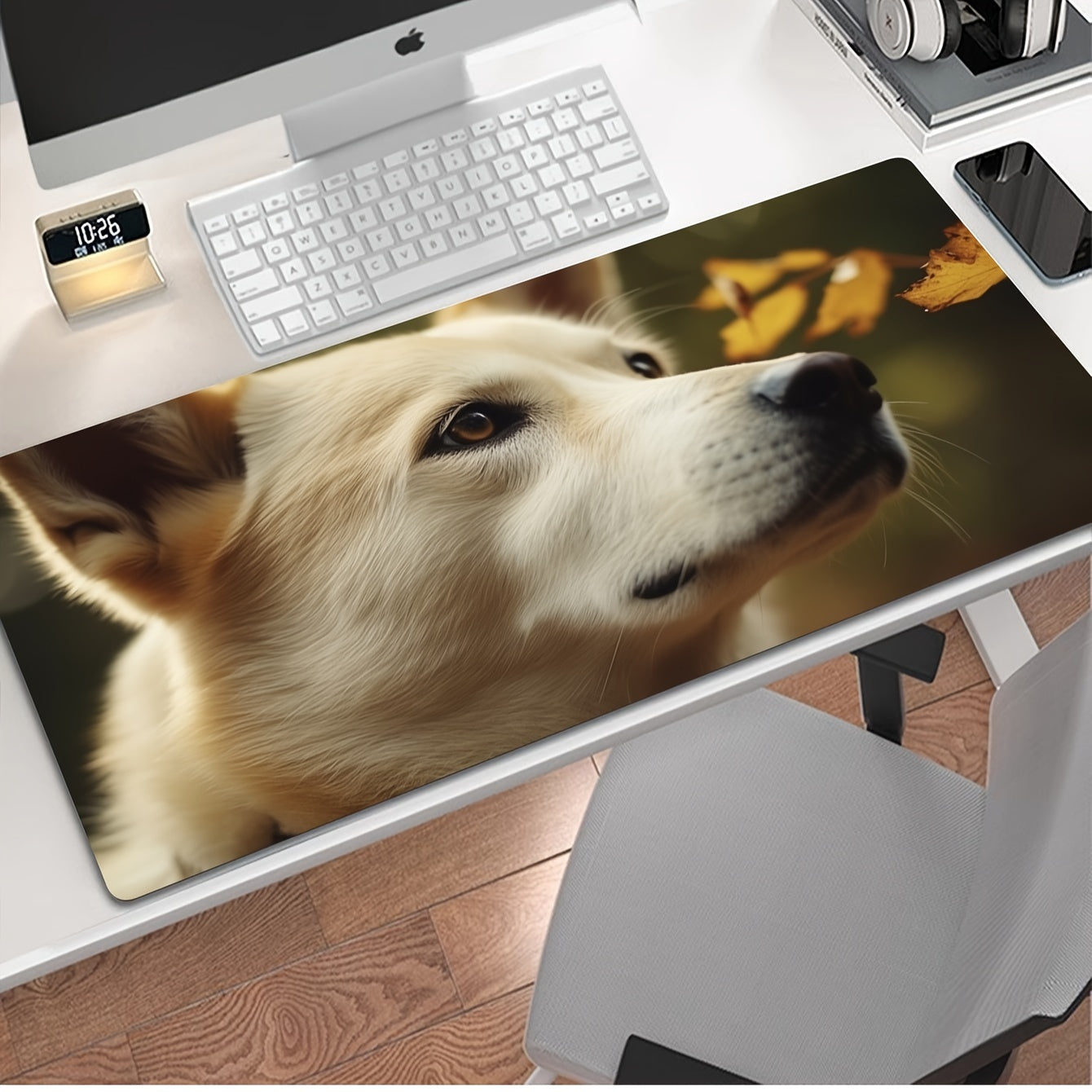 Dog Large Office Mouse Pad Soft Pad College Washable