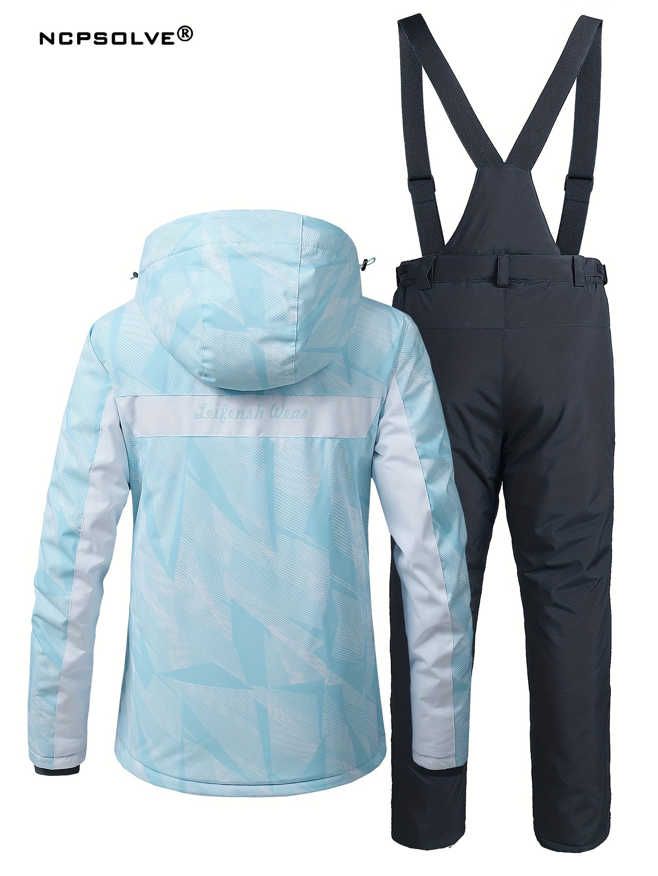 Snowflake Print Ski Set - Women's Activewear