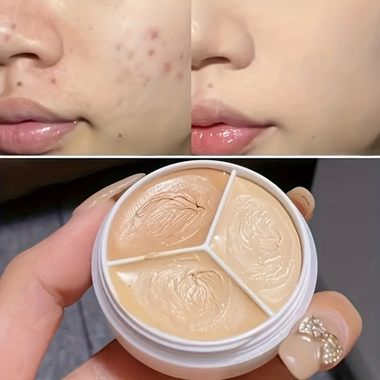 Three Concealer Covers Spots Dull Dark Circles Contouring Foundation