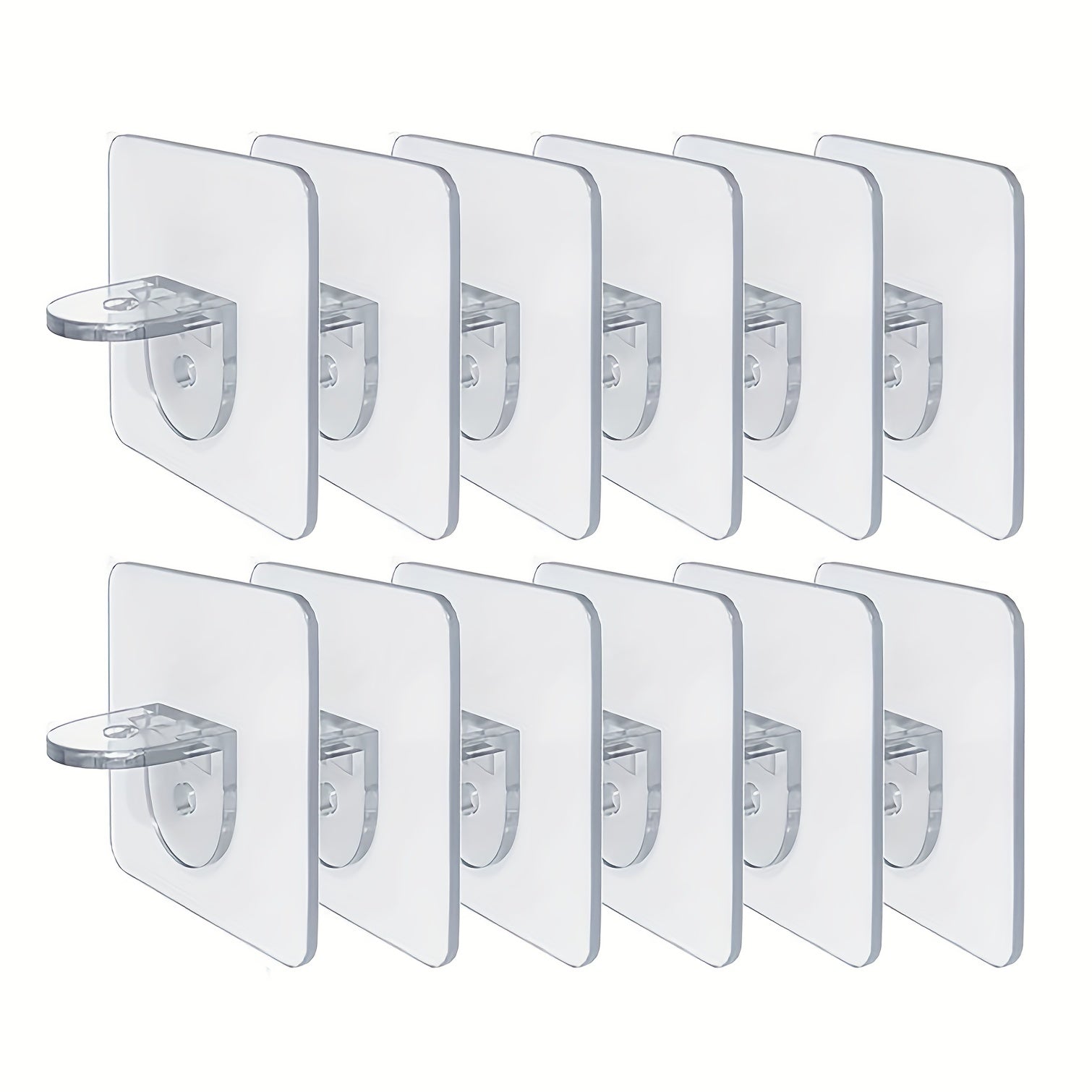 10pcs Partition Holder Shelves Clips for Kitchen Cabinet