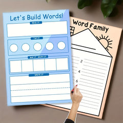 2pcs 20x28 Dry Erase Poster Set Large Grid Whiteboard Charts