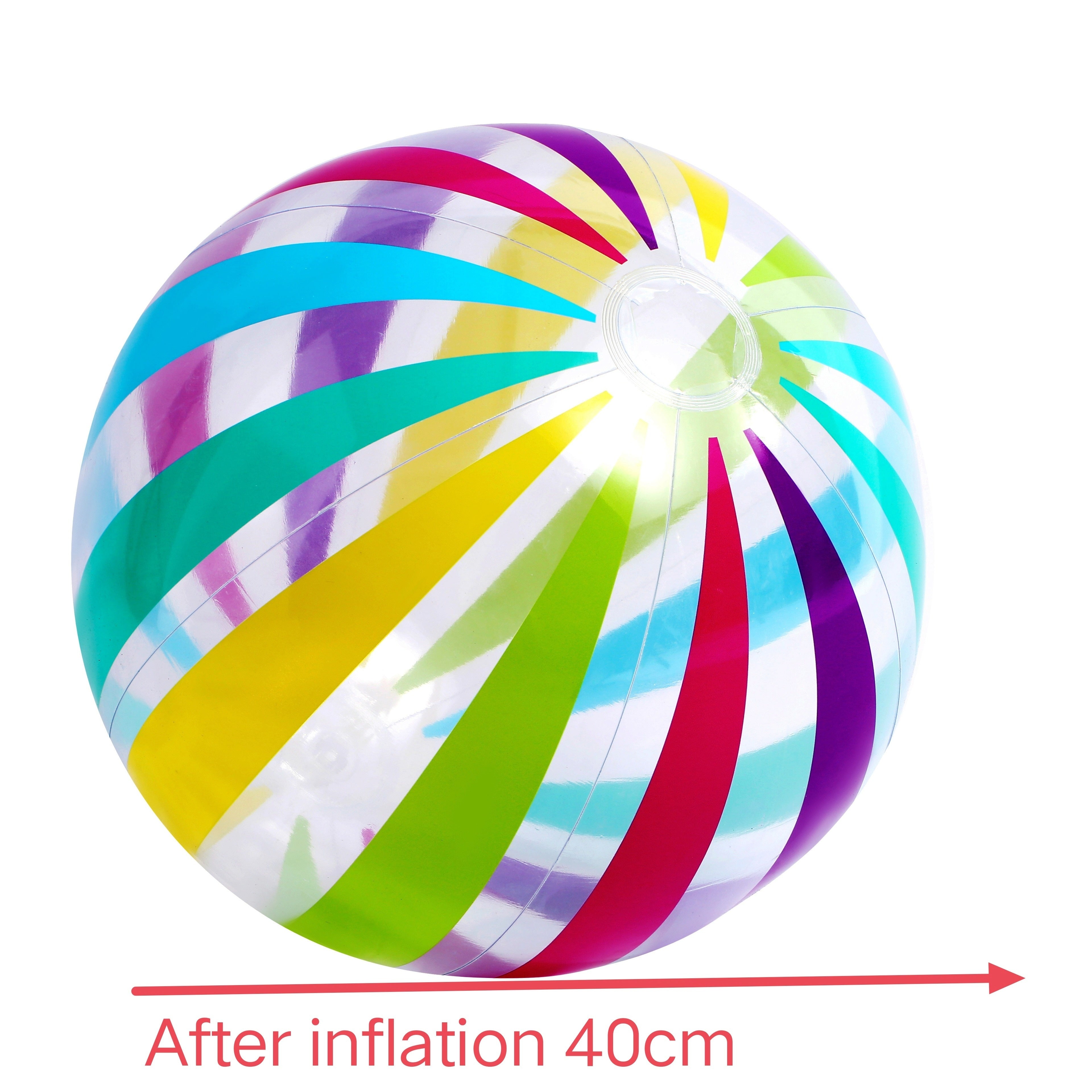2pcs Inflatable Big Panel Colorful Beach Ball