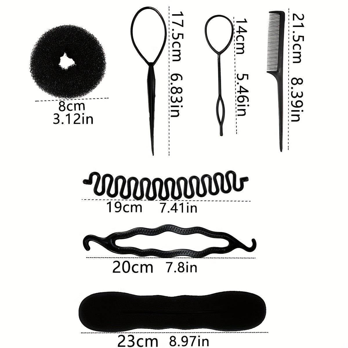 Hair Braiding Tools Set for Women, DIY Hair Styling Accessories