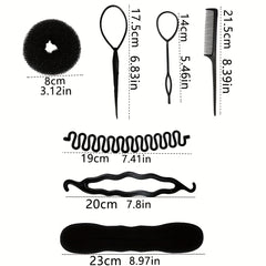 Hair Braiding Tools Set for Women, DIY Hair Styling Accessories