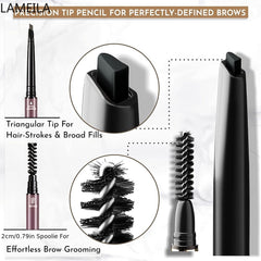 Waterproof Ultra Fine Brow Pencil for Precise Brow Definition