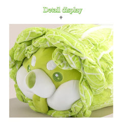 9.84in Cabbage Dog Plush Toy - Shiba Inu Face - Veggie & Pet Blend