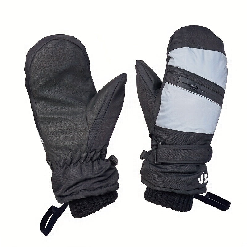 Waterproof Coldproof Windproof Gloves, Warm Thickened Touch Screen Gloves