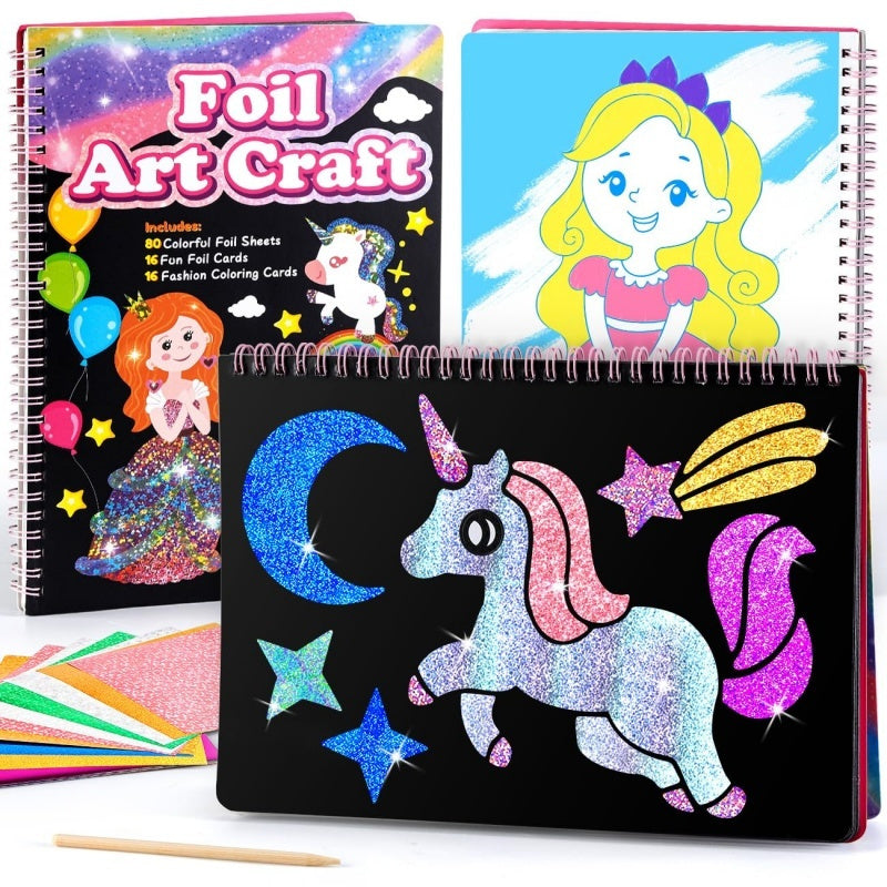 Unicorns And Princesses Mess Art Kit