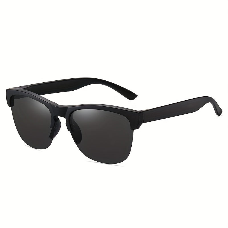Polarized Half Frame Sports Sunglasses for Driving